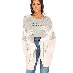 ☀️ EUC Wildfox Sunset Geometry Cardigan L☀️
